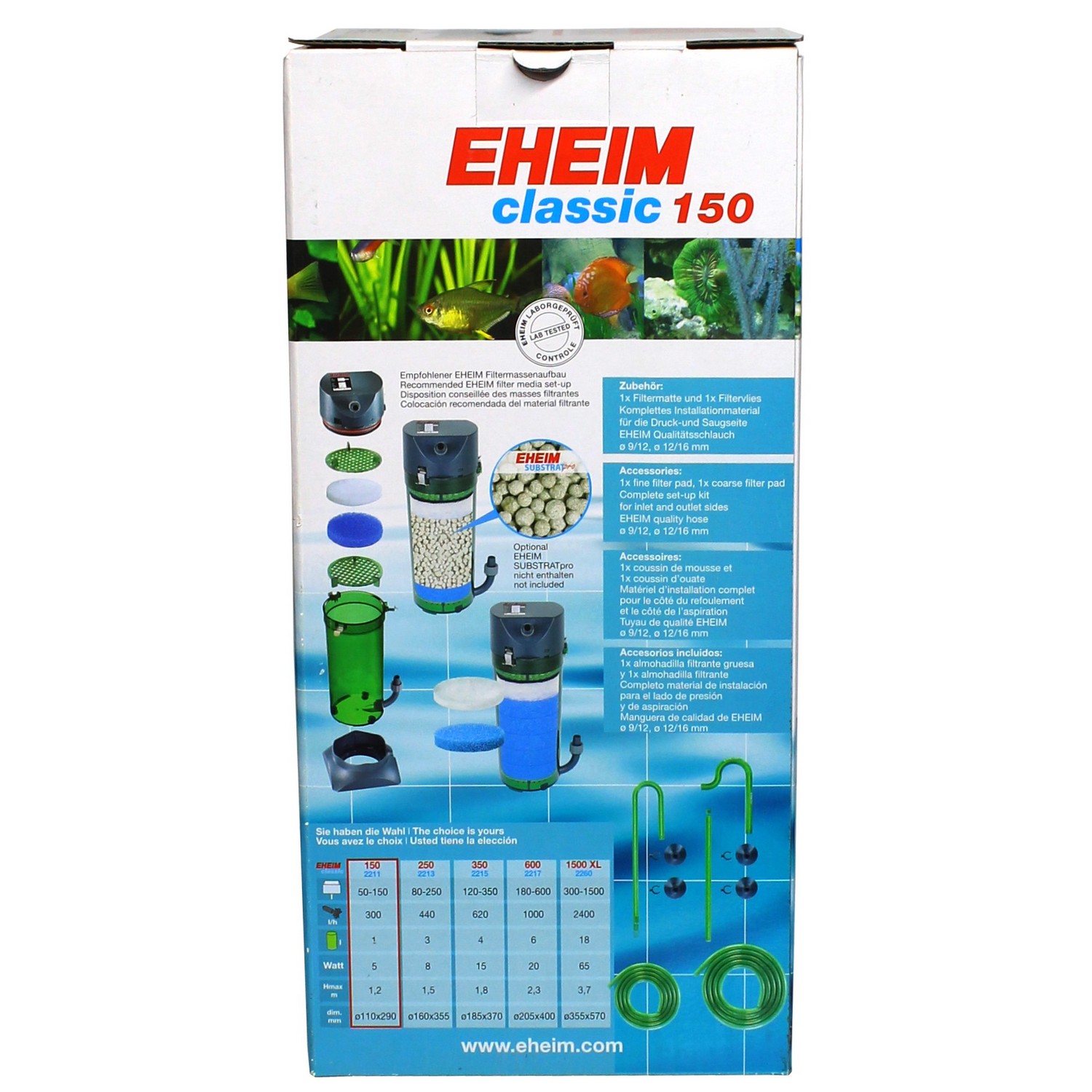 Зовнішній фільтр Eheim classic 150 (2211010)