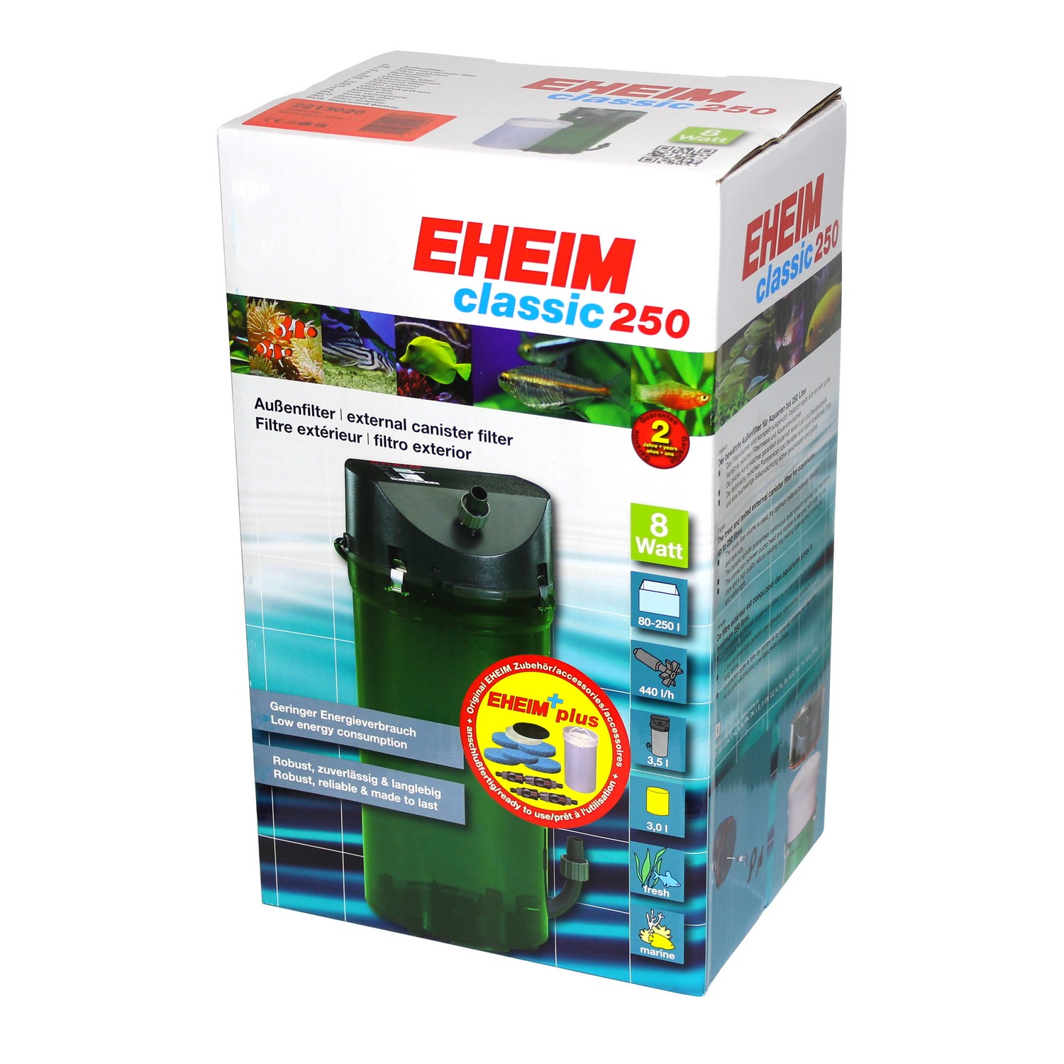Зовнішній фільтр Eheim classic 250 Plus (2213020)