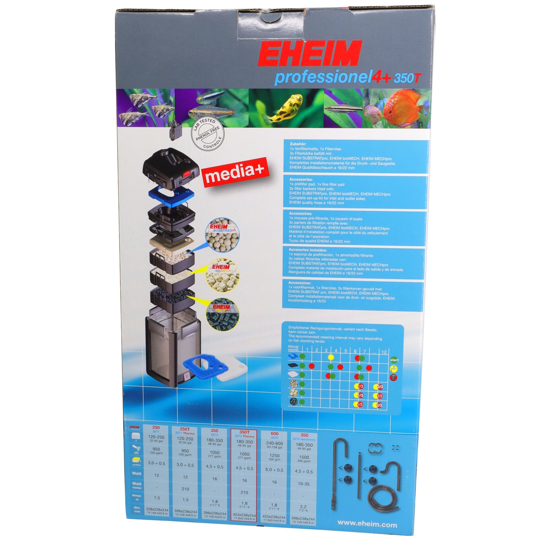 Зовнішній фільтр Eheim professionel 4+ 350T (2373020)
