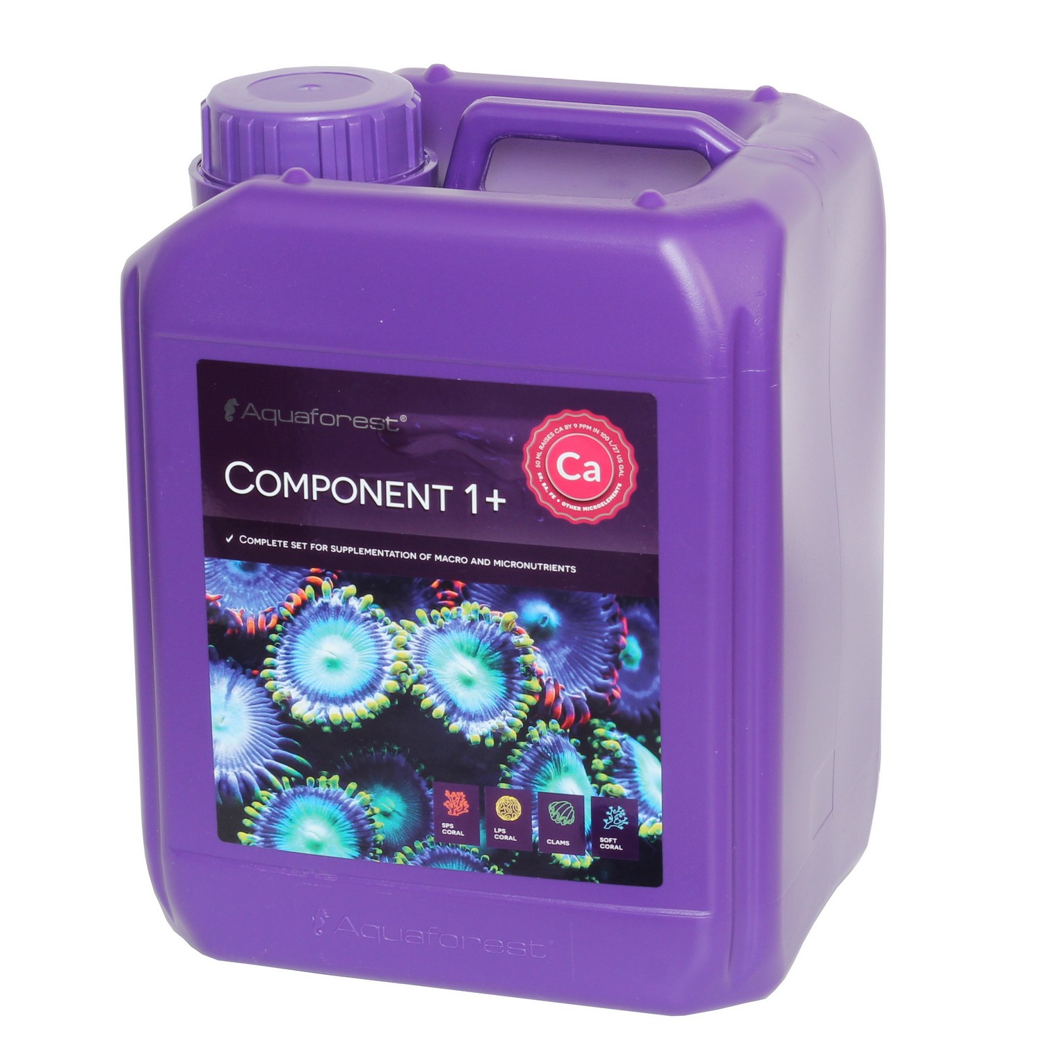 Мікро і макроелементи для морського акваріуму Aquaforest Component 1+, 2+, 3+, 3x5л (732475)