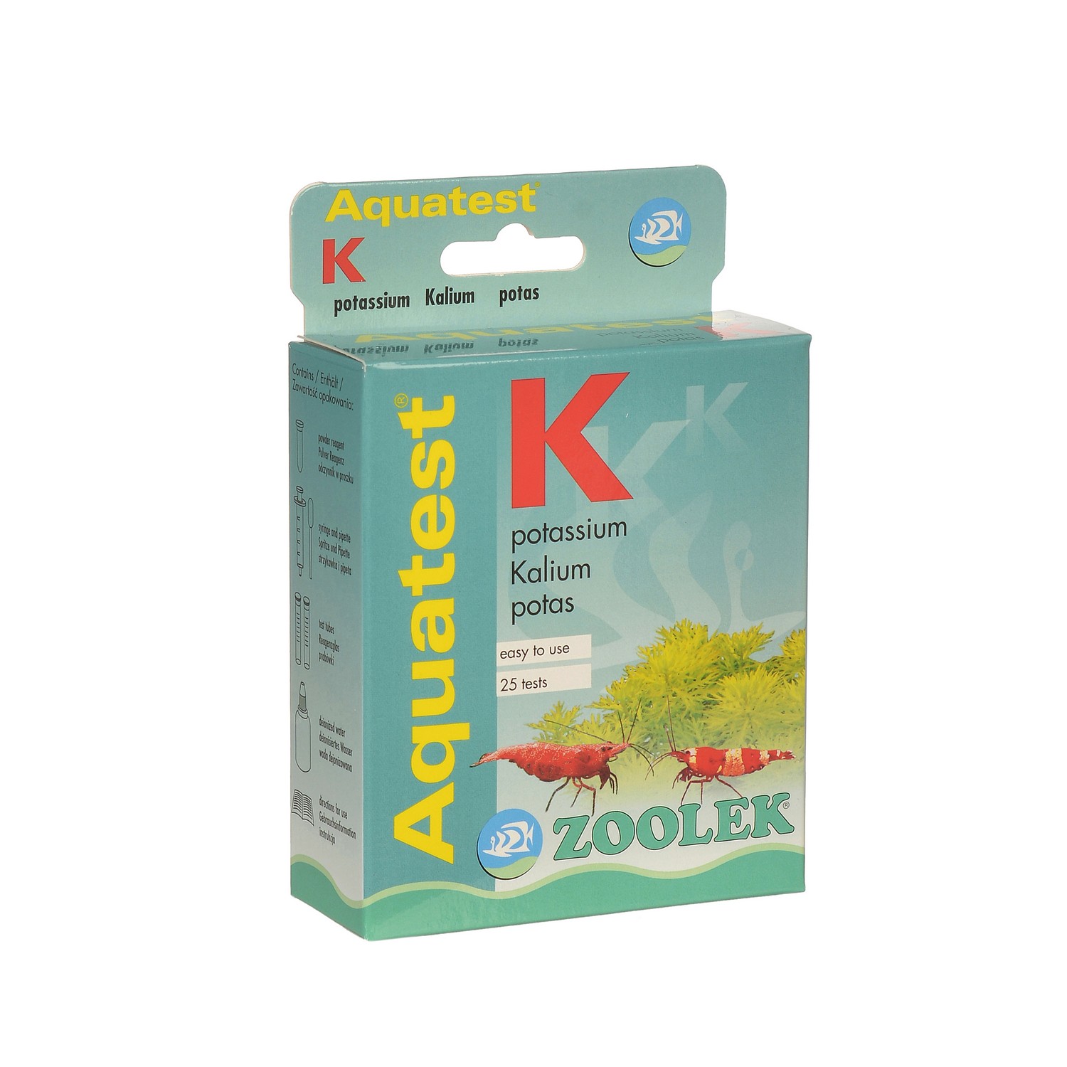 Тест на вміст калію Zoolek Aquatest K (1120)