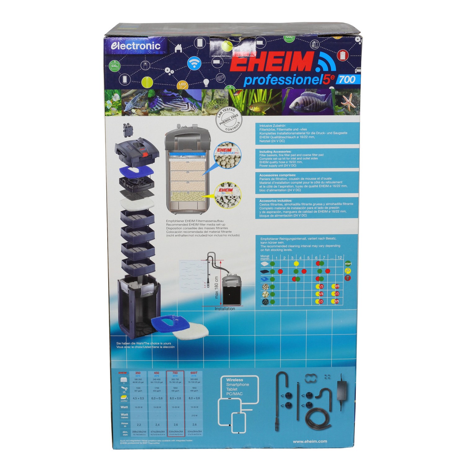 Внешний фильтр Eheim professionel 5e 700 2078 WiFi (2078010)