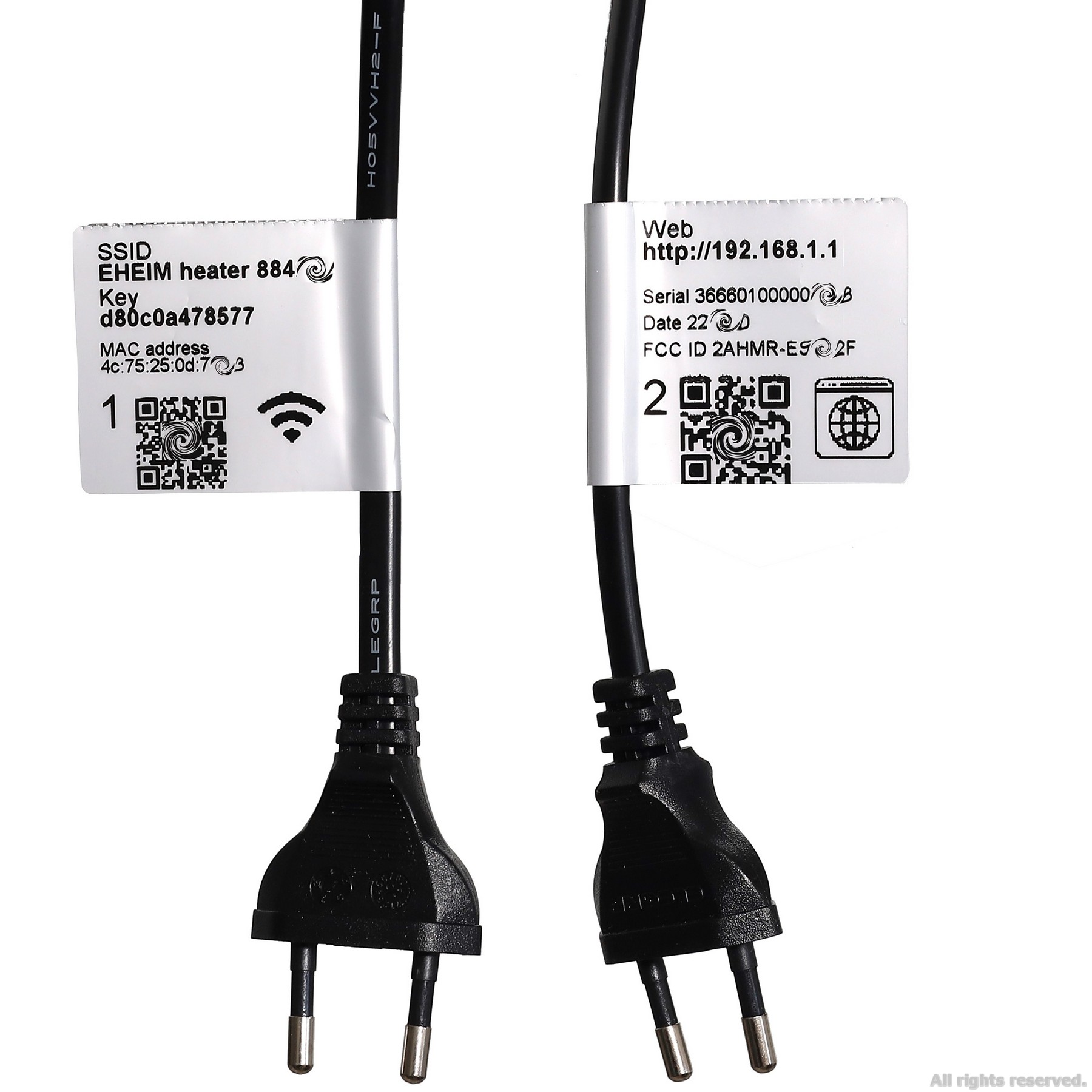 Нагрівач EHEIM thermocontrol+ e 150W Wi-Fi від 200л. до 300л. (3666010)