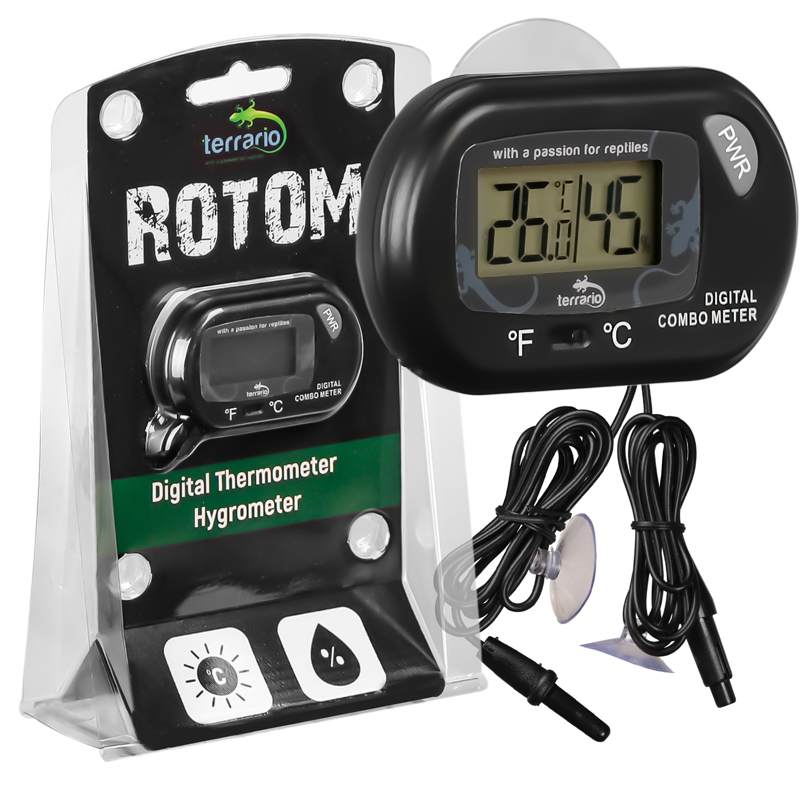 Гігрометр - термометр цифровий Terrario Rotom Digital Thermometer Hygrometer
