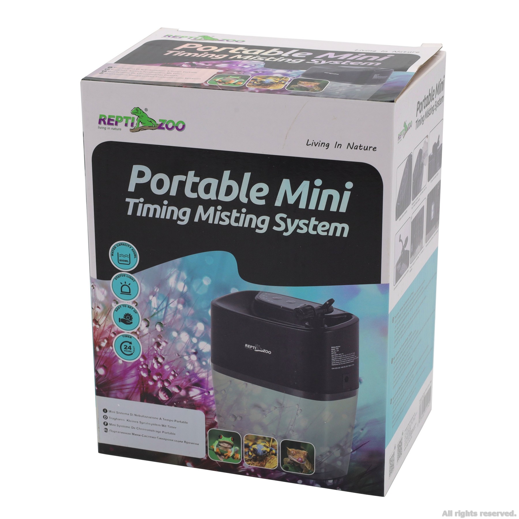 Система автоматичного поливу для тераріуму Repti-Zoo Timing Misting System TR08 (800 мл)