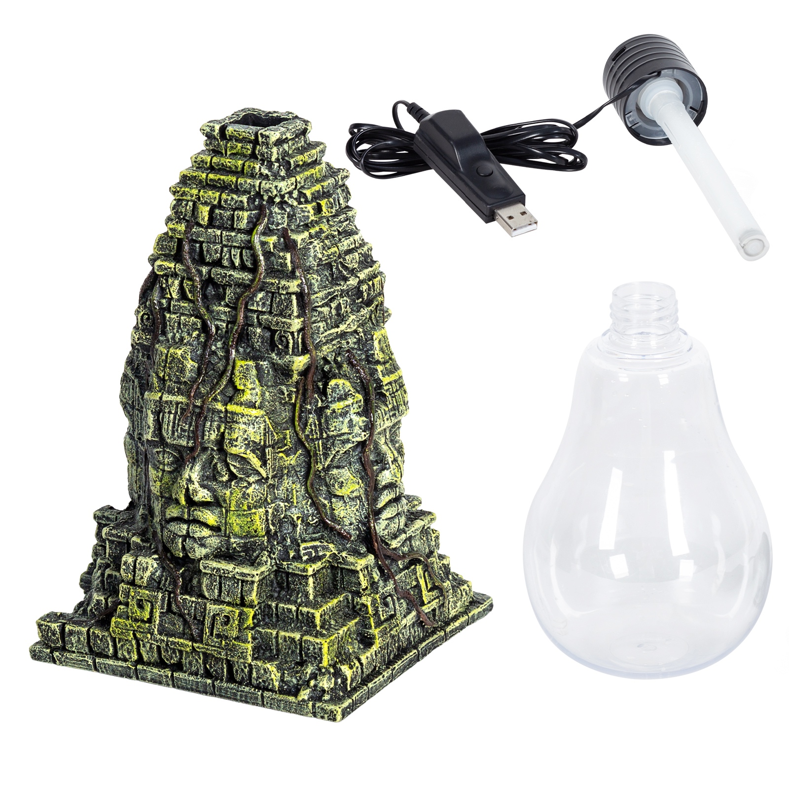 Генератор туману Repti-Zoo Ancient Castle Fogger 12,5×12,5×21 см для тераріуму 400 мл(TF08)