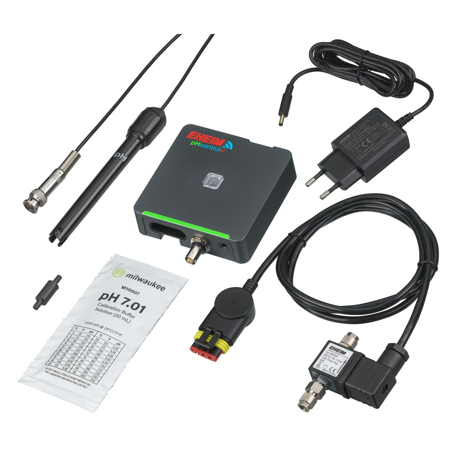 Комплект контролер pH і клапан CO2 Eheim pHcontrol+e Set (6062220)