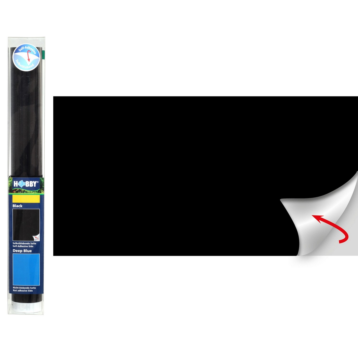 Задній фон самоклеючий Hobby Black*/Deep Blue 100x50см (31208)