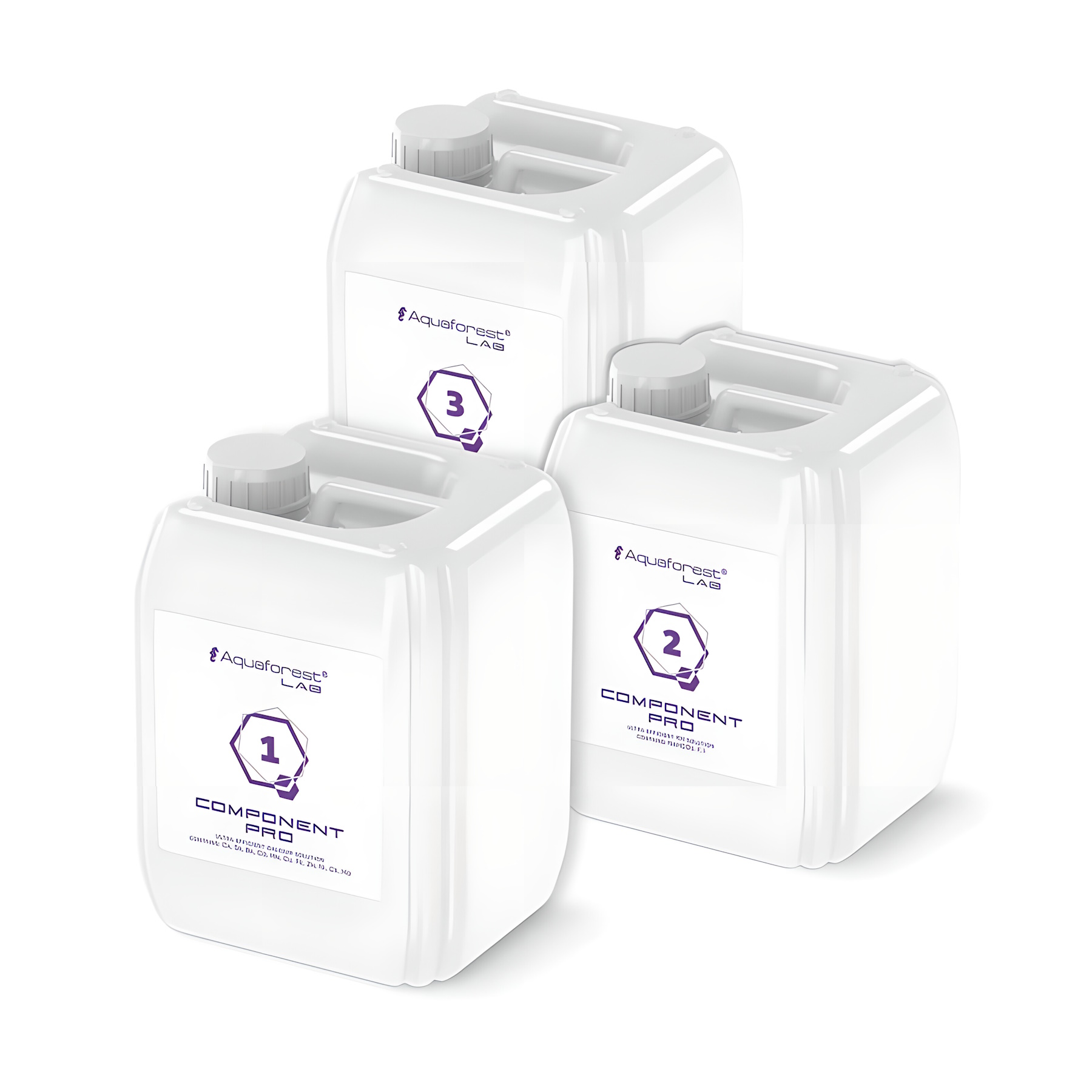Мікро і макроелементи для морського акваріуму Aquaforest Components Pro 1,2,3, 3x5л (739566)