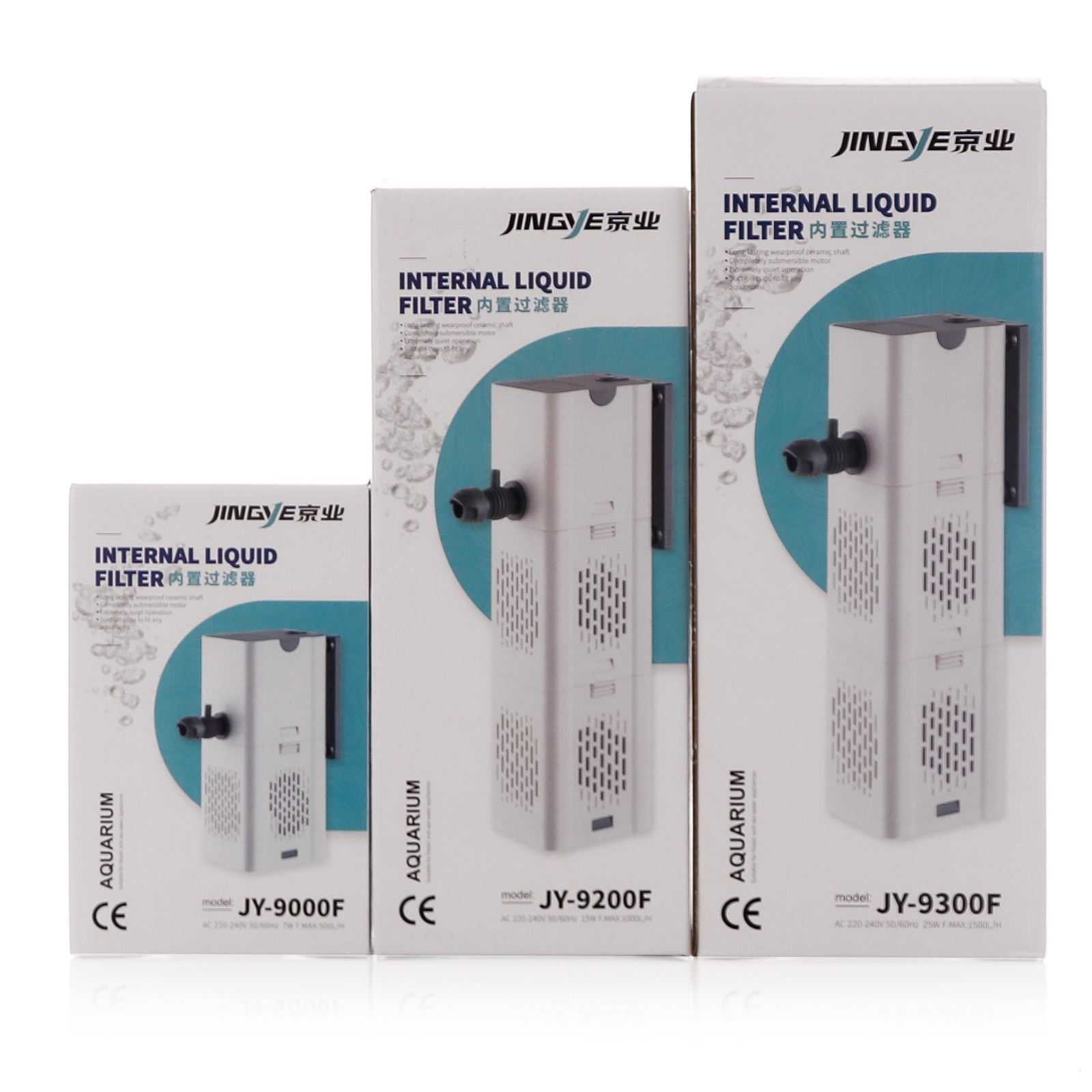 Внутрішній фільтр для акваріума Jingye Pro Filter 9300 1500л/г. до 200л. (JY-9300F) 