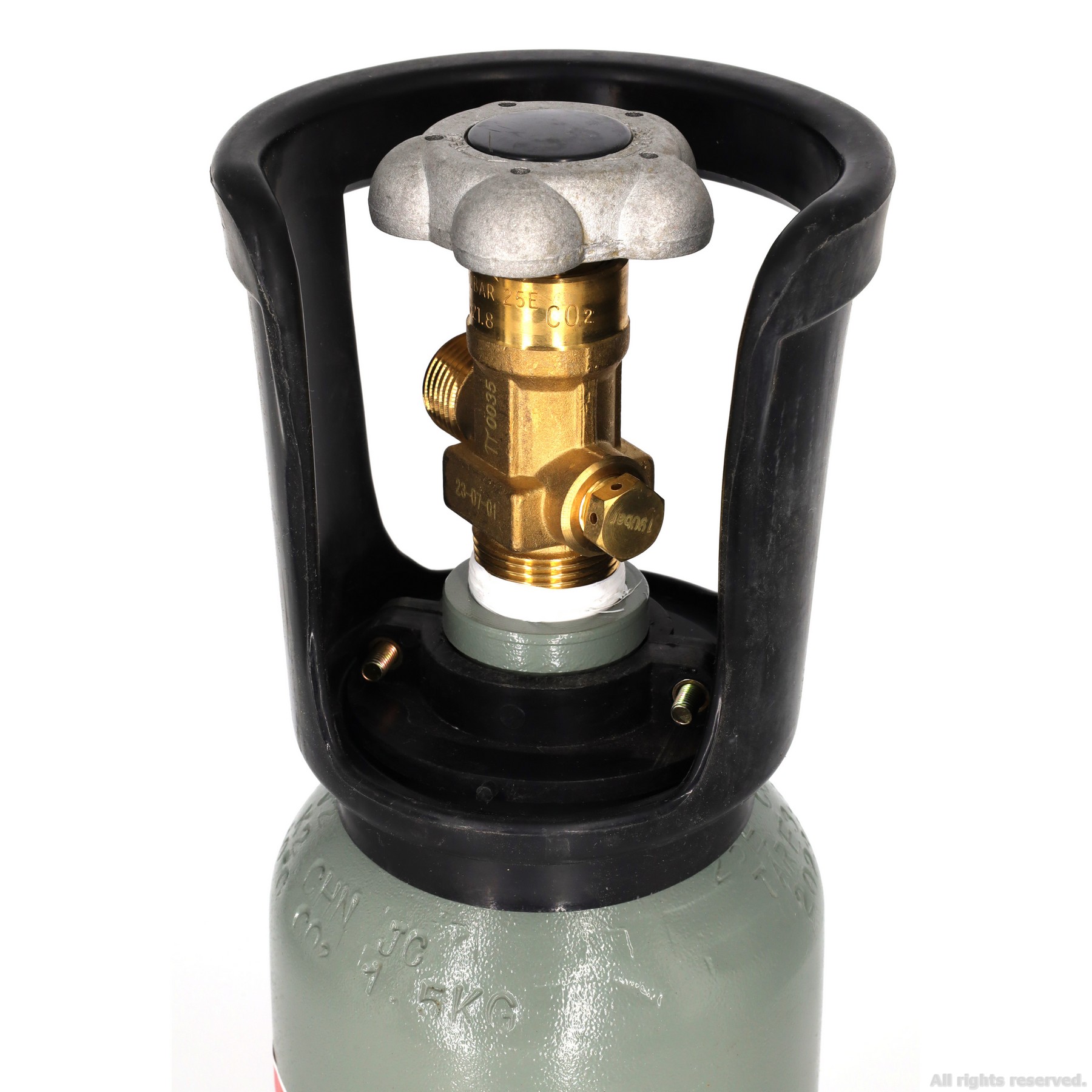 Балон CO2 з плоским дном Aqua Nova , метал, 2л. (NCO2-2L-GRAY)