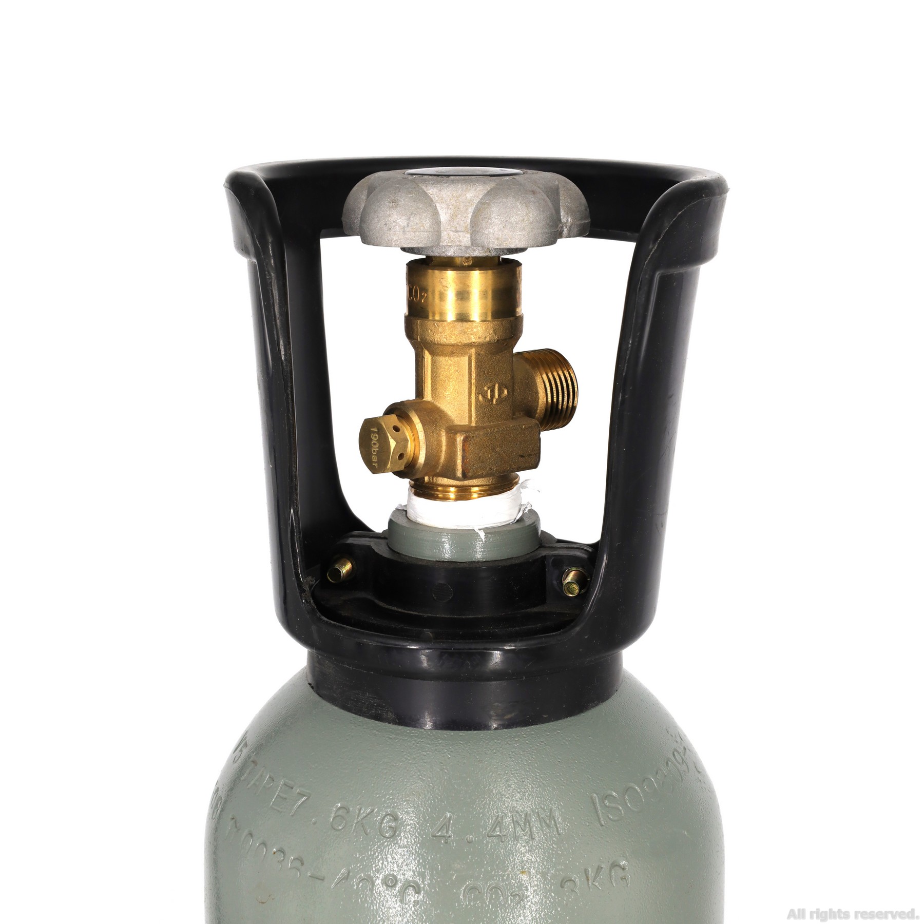 Балон CO2 з плоским дном Aqua Nova , метал, 5л. (NCO2-5L-GRAY)