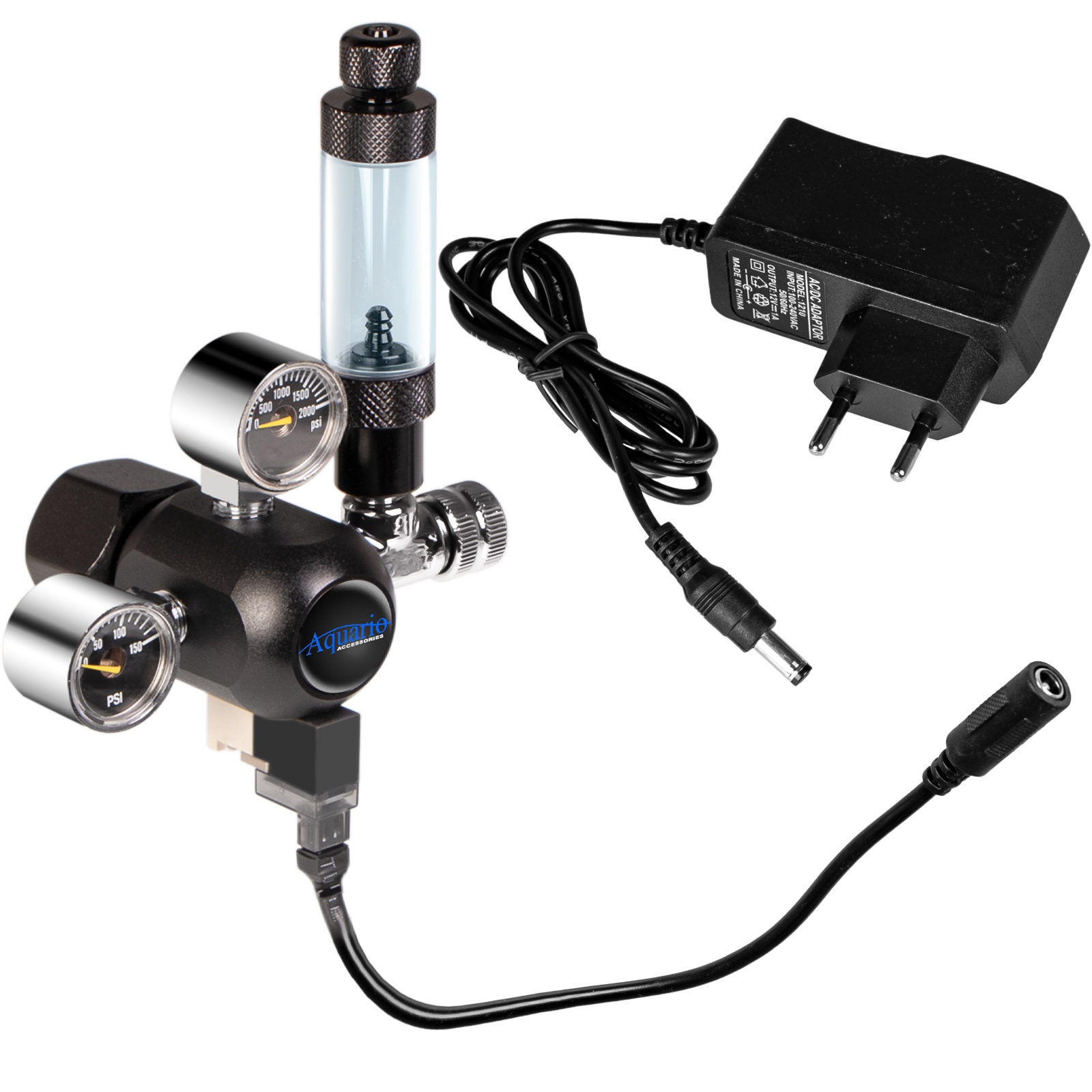 Комплект CO2 без балону Aquario Professional 2.0 з електроклапаном
