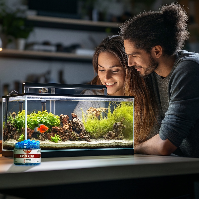 Бактерії в гельових кульках для акваріуму Kruger Meier BioVita Boost 500мл.