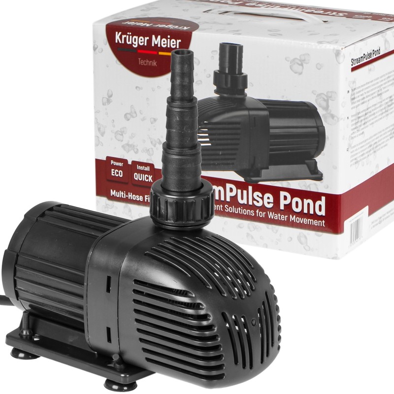 Энергоэффективный насос для пруда Kruger Meier StreamPulse Pond 4000 л/ч с защитой