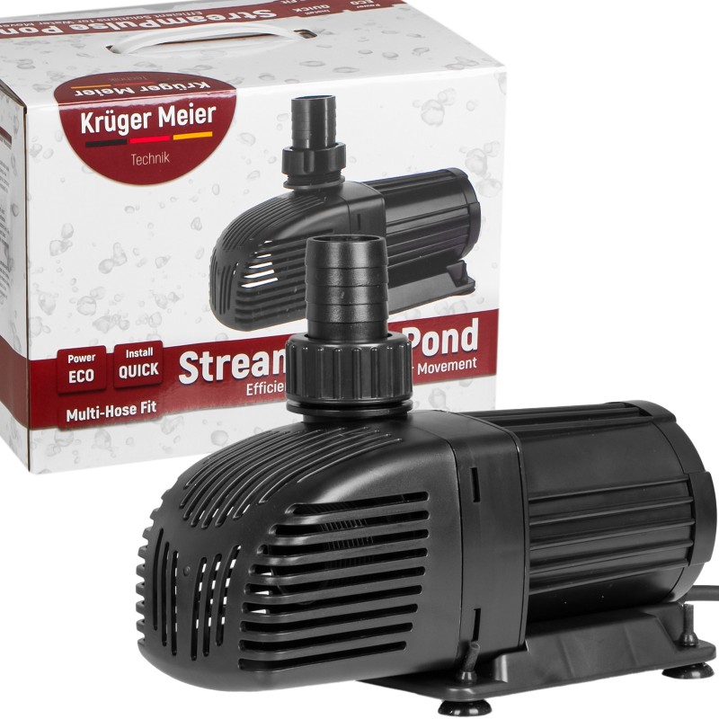 Енергоефективний насос для ставка Kruger Meier StreamPulse Pond 8000 л/год із захистом
