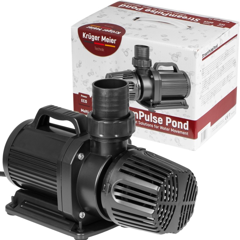 Енергоефективний насос для ставка Kruger Meier StreamPulse Pond 20000 л/год із захистом