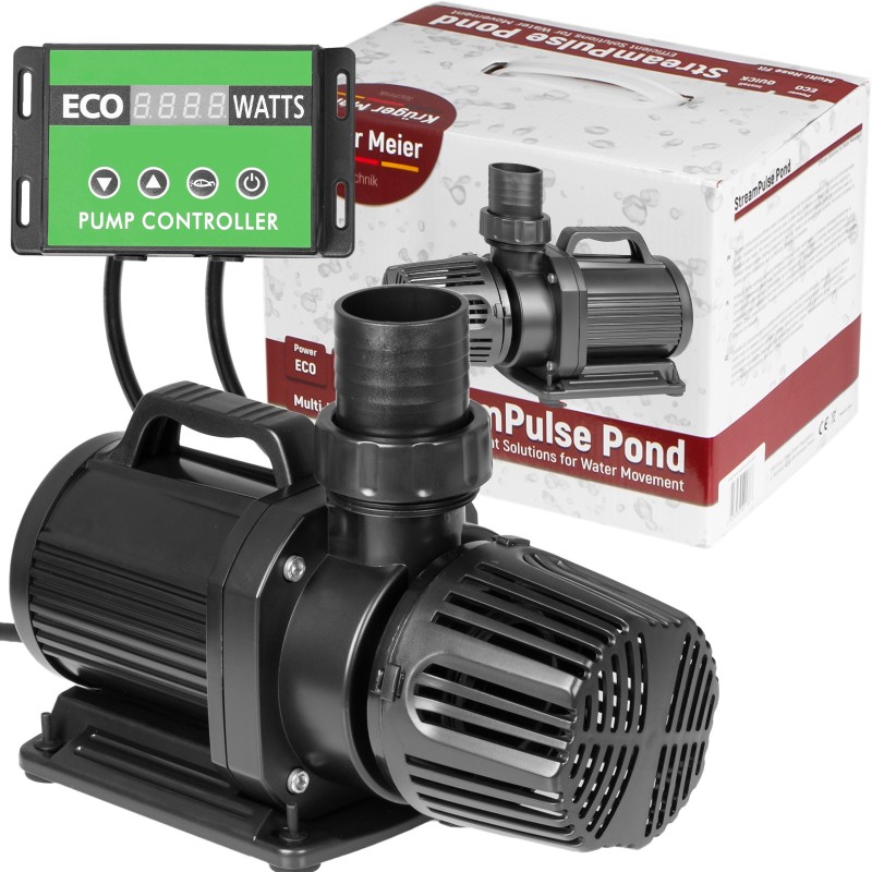Энергоэффективный насос для пруда Kruger Meier StreamPulse Pond 20000 л/ч с контроллером