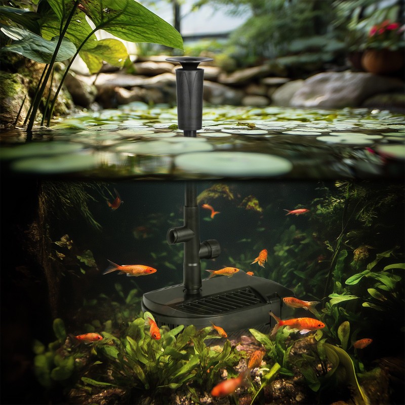 Фонтан-фильтр для пруда Kruger Meier FountainPure 2000 - 3 в 1: насос, фильтр, фонтан (1500 л/ч)