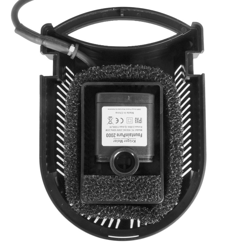 Фонтан-фильтр для пруда Kruger Meier FountainPure 2000 - 3 в 1: насос, фильтр, фонтан (1500 л/ч)
