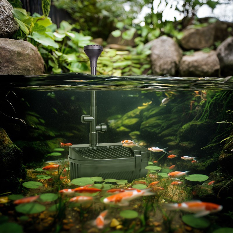 Фонтан-фильтр для пруда Kruger Meier FountainPure 4000 - 3 в 1: насос, фильтр, фонтан (3000 л/ч)