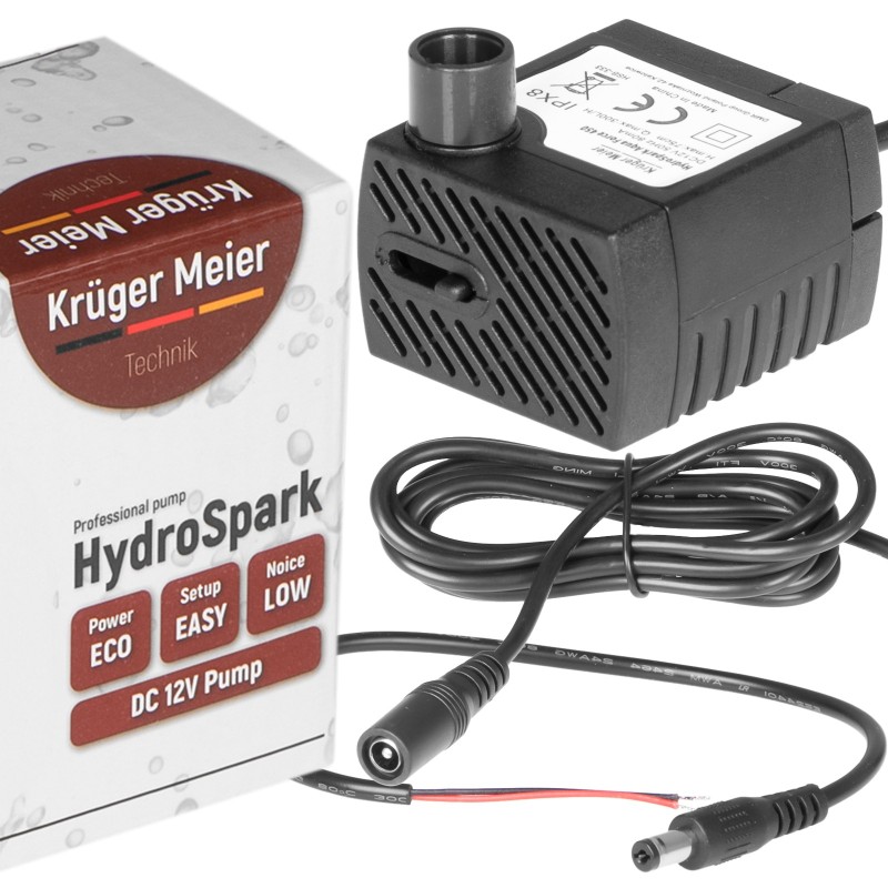 Помпа підйомна Kruger Meier HydroSpark 450 — міні насос 12V, 300 л/год
