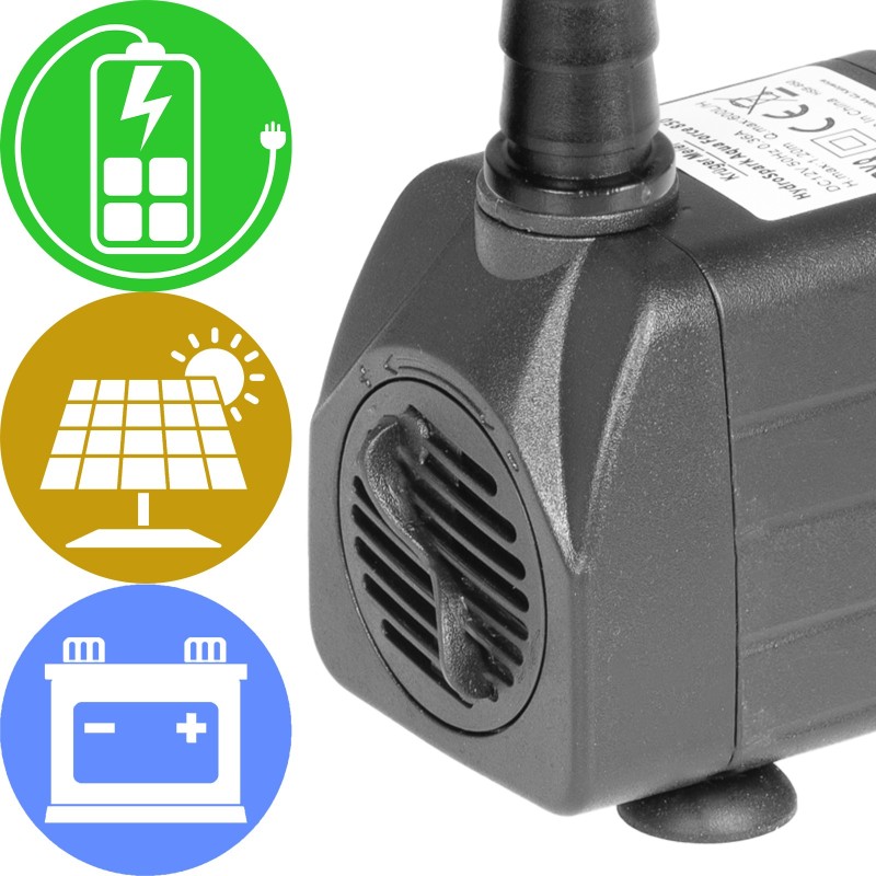 Помпа подъемная Kruger Meier HydroSpark 1750 – мини насос 12V, 1500 л/час