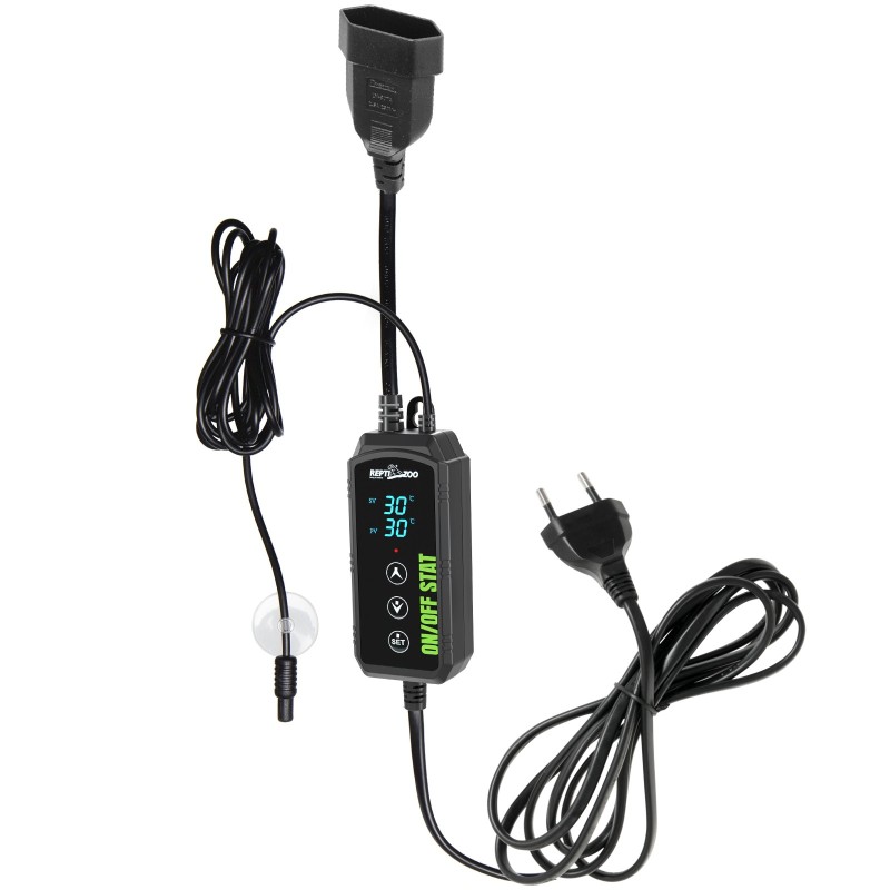 Термостат для тераріуму Repti-Zoo ON/OFF Thermostat (TC06), діапазон 15–55°C, 300Вт