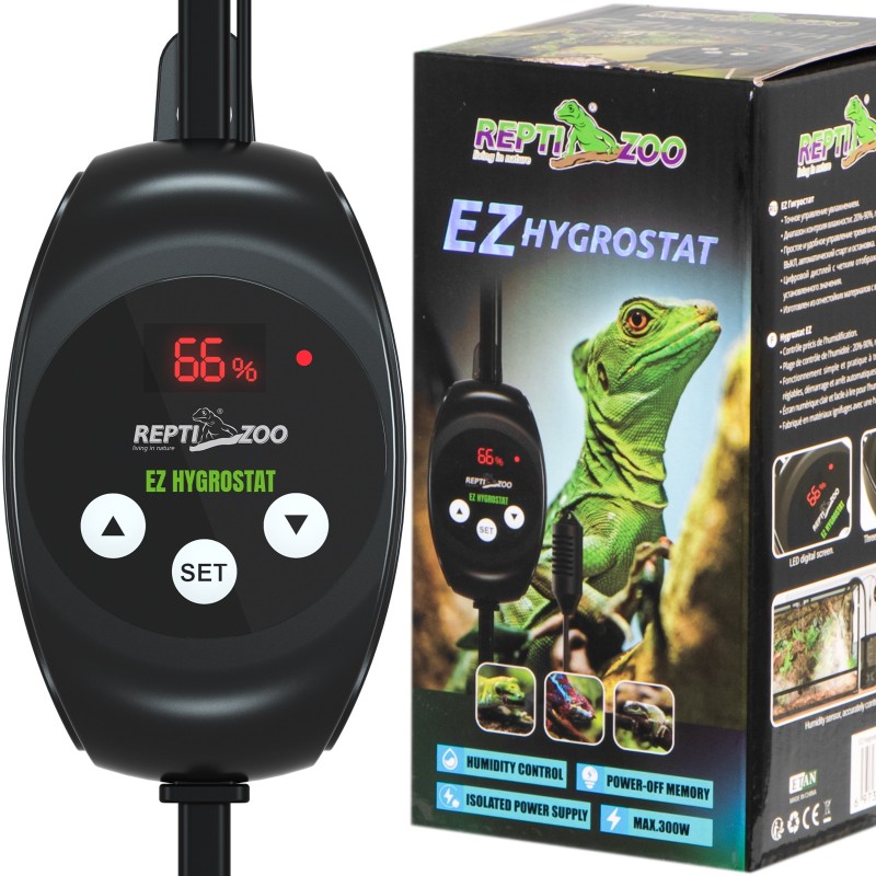 Цифровий гігростат Repti-Zoo EZ hygrostat (HC01) з LED-дисплеєм для тераріуму та інкубатора