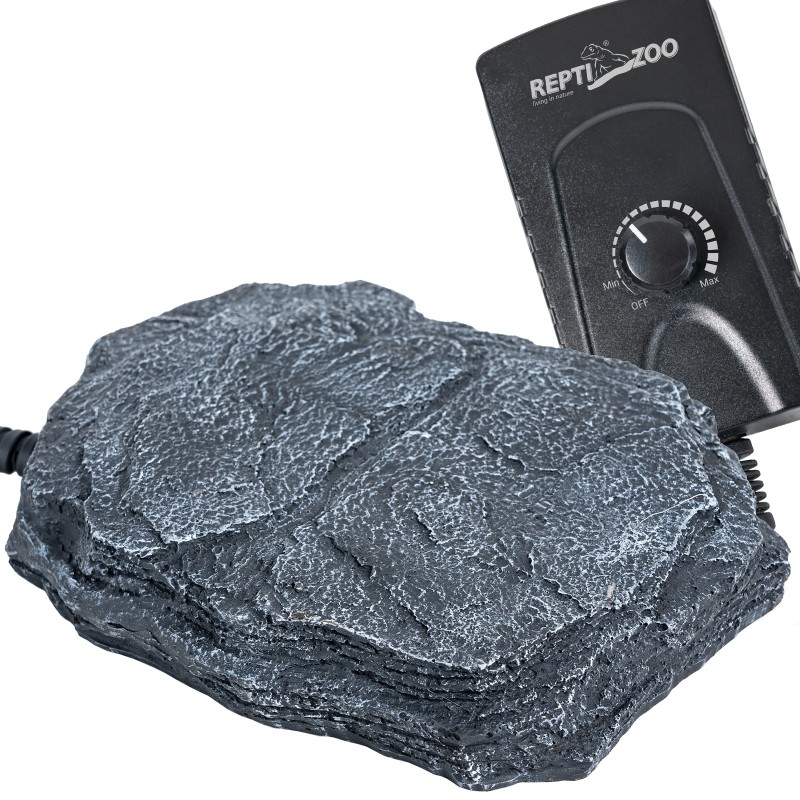 Нагрівальний камінь з регулятором температури Repti-Zoo Dimmer Heat Rock 8W 18×14×3 см (AHR0608P) для тераріумів