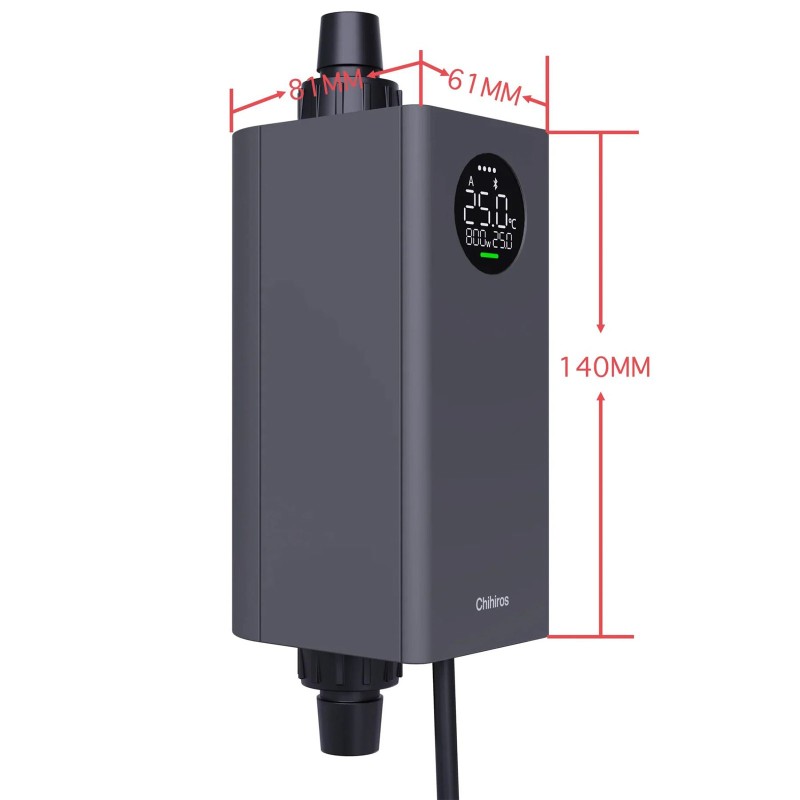 Нагрівач зовнішній Chihiros Heater Pro 16/22мм, 10-1000W з керуванням через додаток