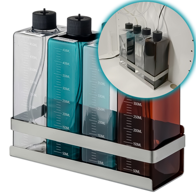 Повний комплект автоматичної системи дозування Chihiros Dosing System для акваріума (помпа, пляшки, тримач, шланг)
