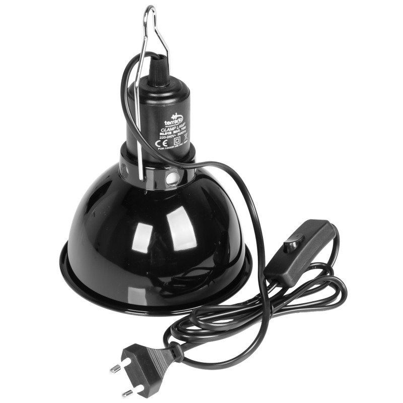 Світильник глибокий рефлекторний Terrario Biosphere Light 75W для локального обігріву тераріумів з керамічним патроном E27