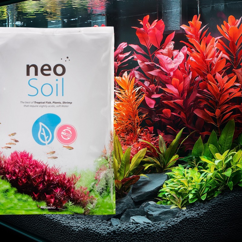 Грунт активный для аквариума Neo Soil Plant No CO2 8л. - без потребности в CO₂