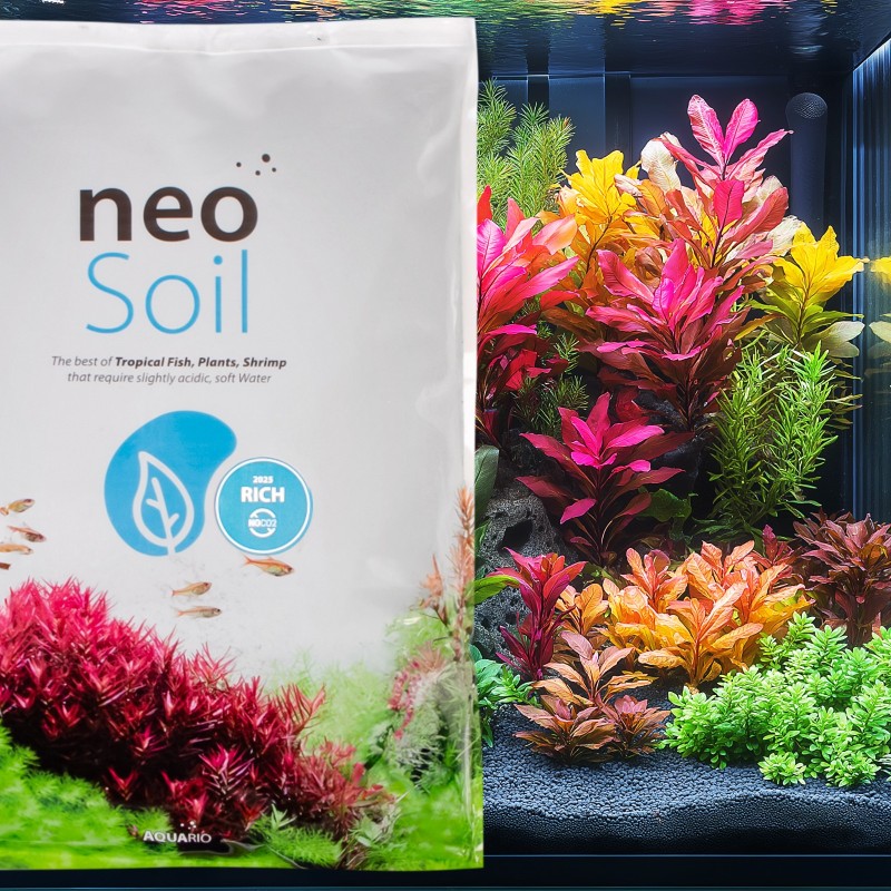 Грунт активний для акваріуму Neo Soil Plant No CO2 RICH 8л. - без потреби у CO₂