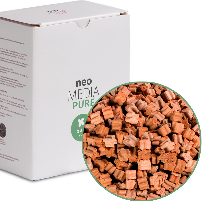 Наполнитель для биофильтрации с нейтральным pH Aquario Neo Media Pure Quad 5л.