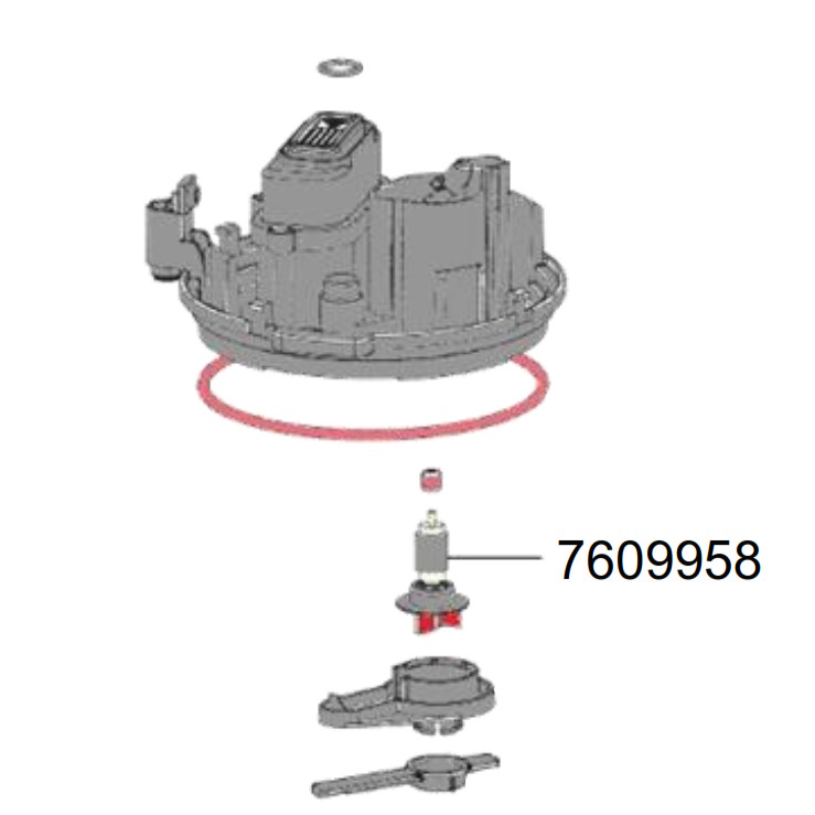 Ротор (импеллер) для внешнего фильтра Eheim classicVARIO+e 250 (2214) (7609958)