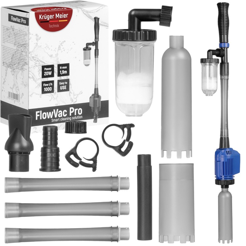Сифон для акваріума Kruger Meier FlowVac Pro 4-в-1