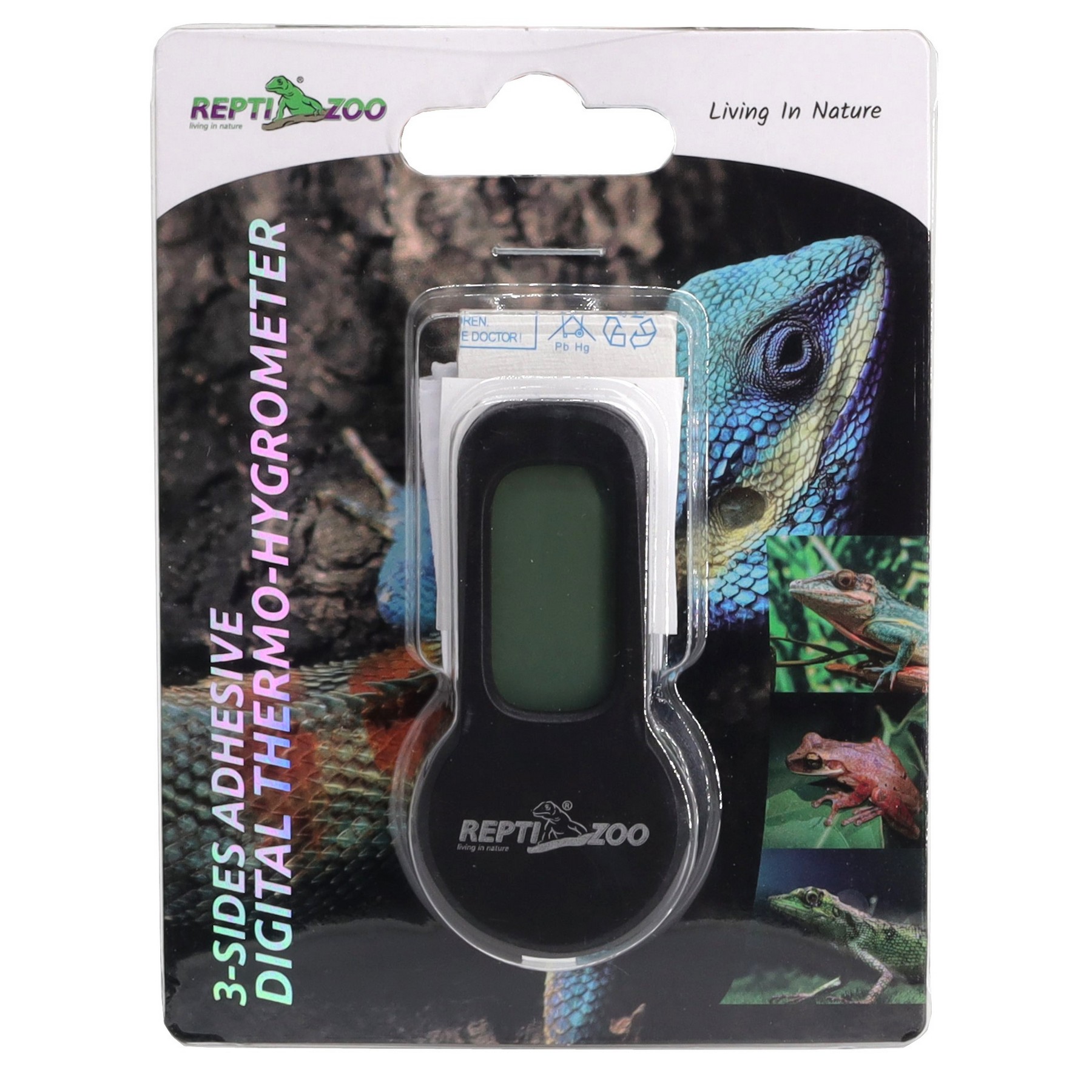 Цифровий гігрометр-термометр Repti-Zoo LCD Thermo-Hygrometr для тераріумів (SH150)