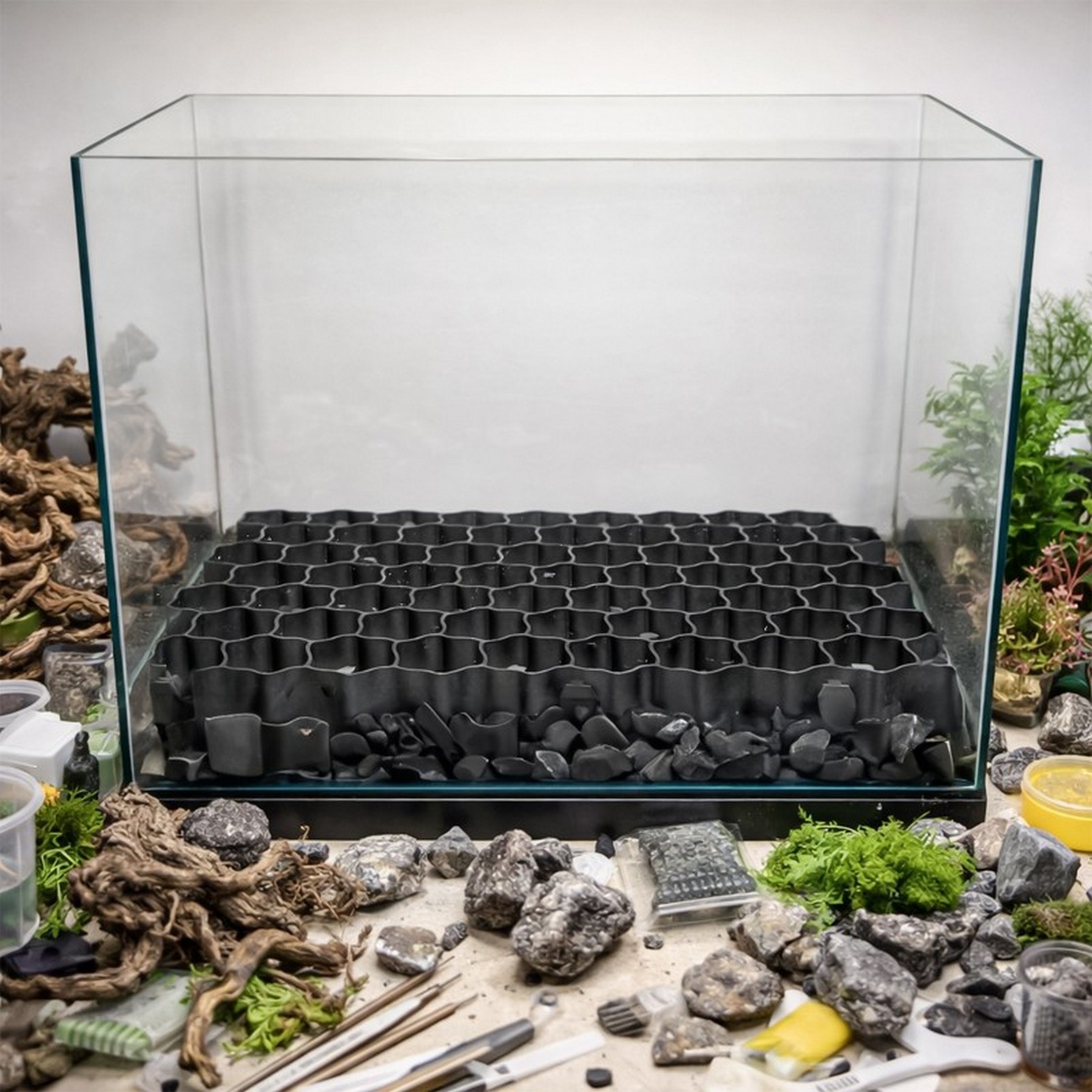 Решітка під ґрунт Kruger Meier Hardscape Grid 60x40 см для захисту дна акваріум