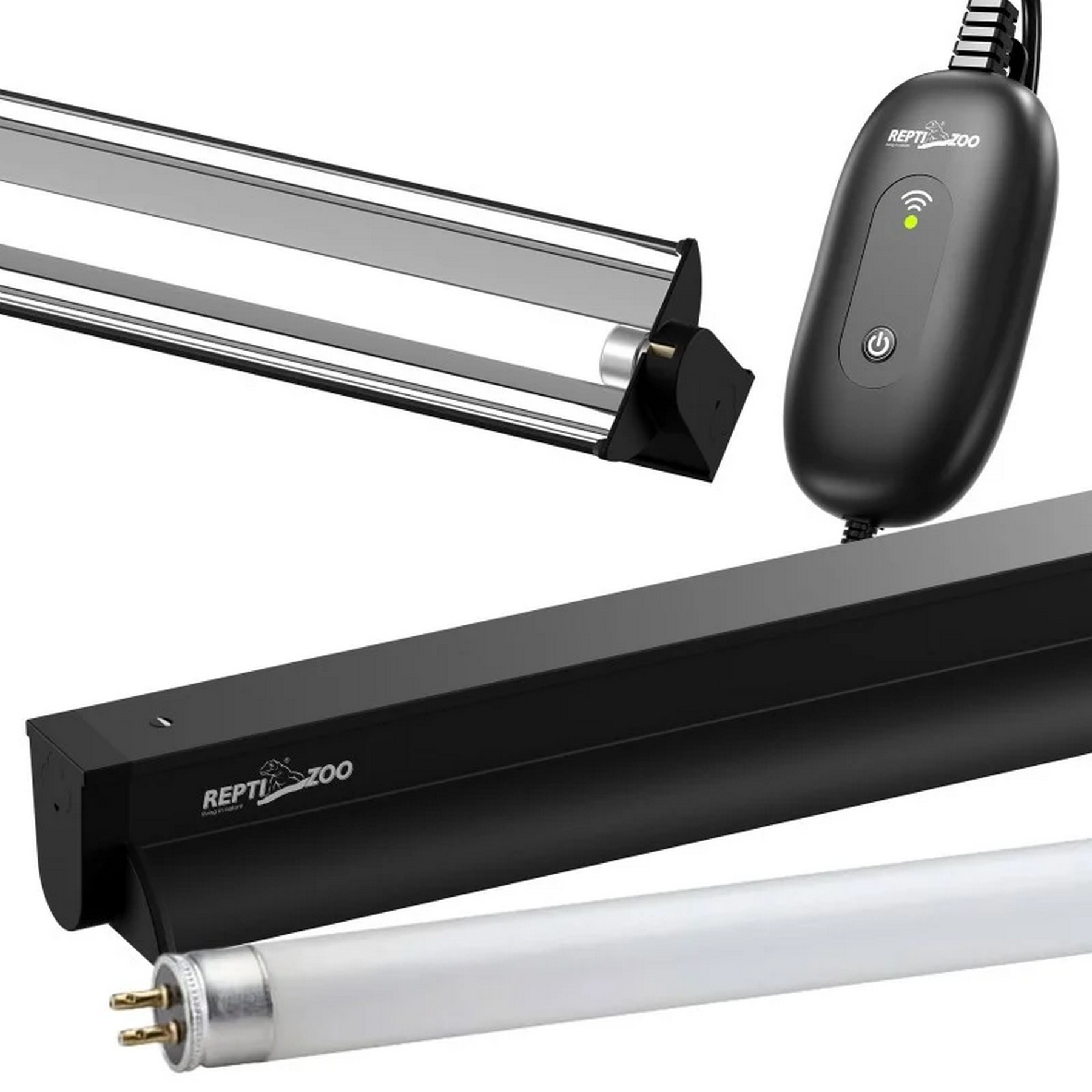 Світильник з лампою T5 Repti-Zoo Lighting Combo Smart KIT 10.0 UVB 8W 31.5 см (ZAT2808ST) для рептилій