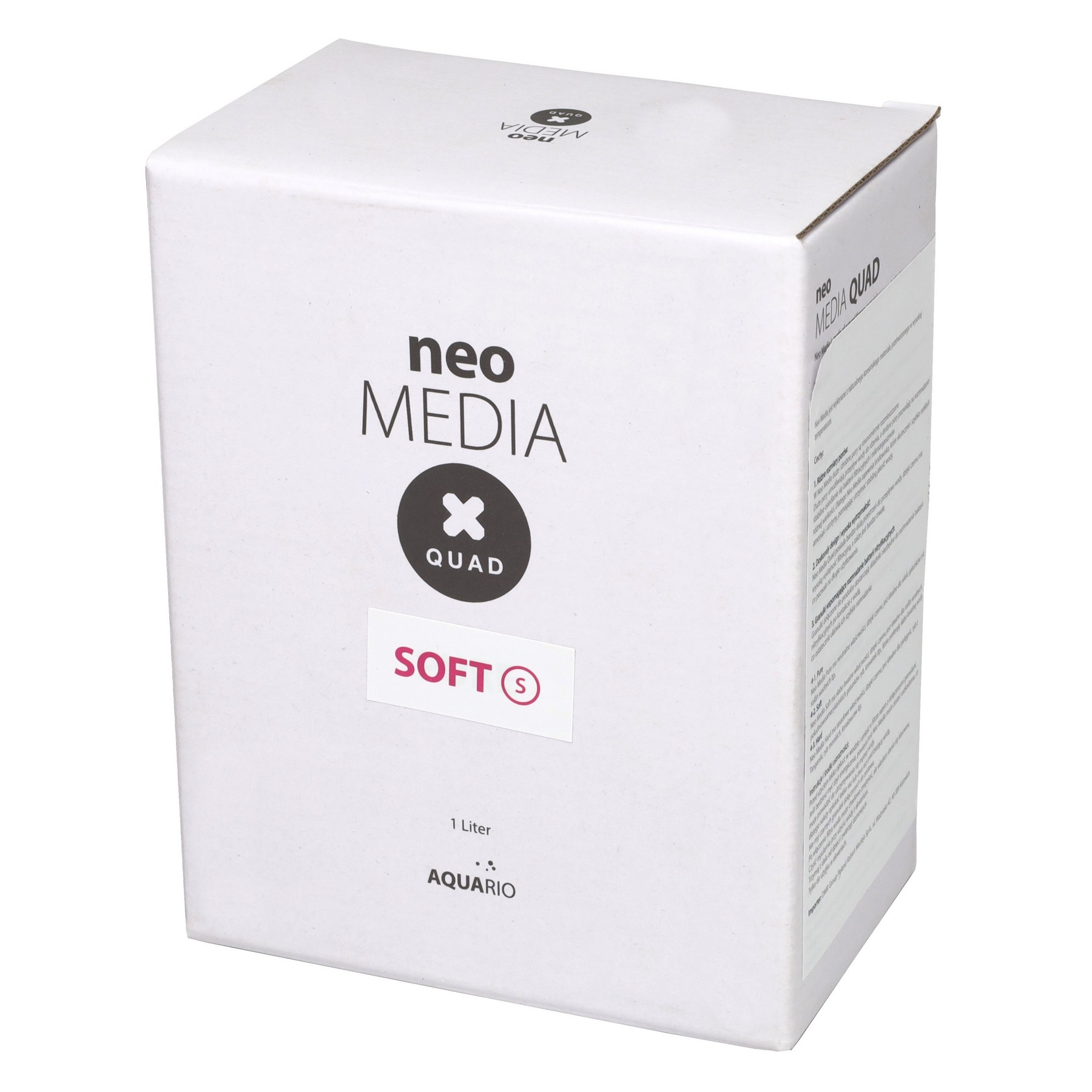 Наповнювач для біофільтрації зі зниженням pH Neo Media Soft S Premium Quad 1 л