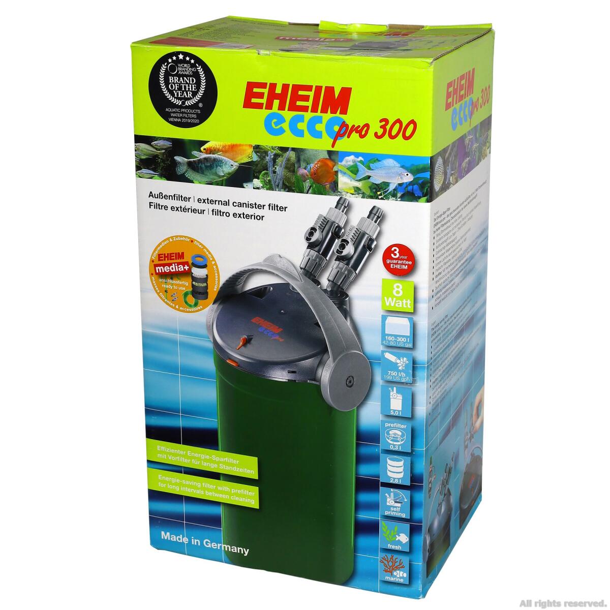 Зовнішній фільтр Eheim ecco pro 300 (2036020)