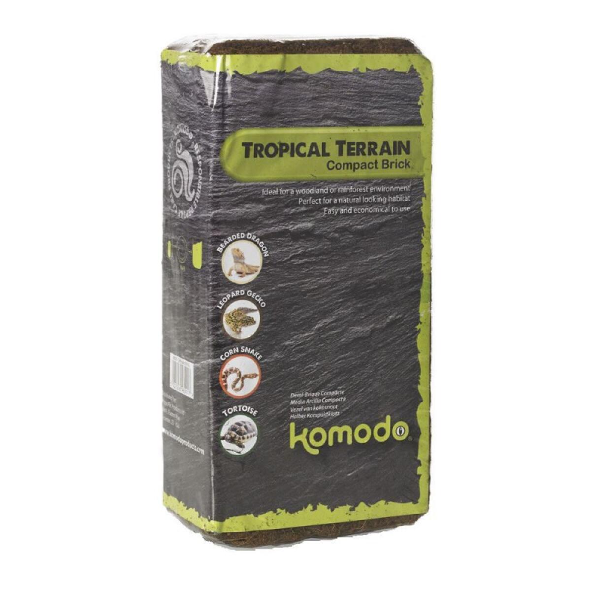 Підкладка з кокосового волокна Komodo Tropical Terrain Brick 8л (46001) для тераріуму