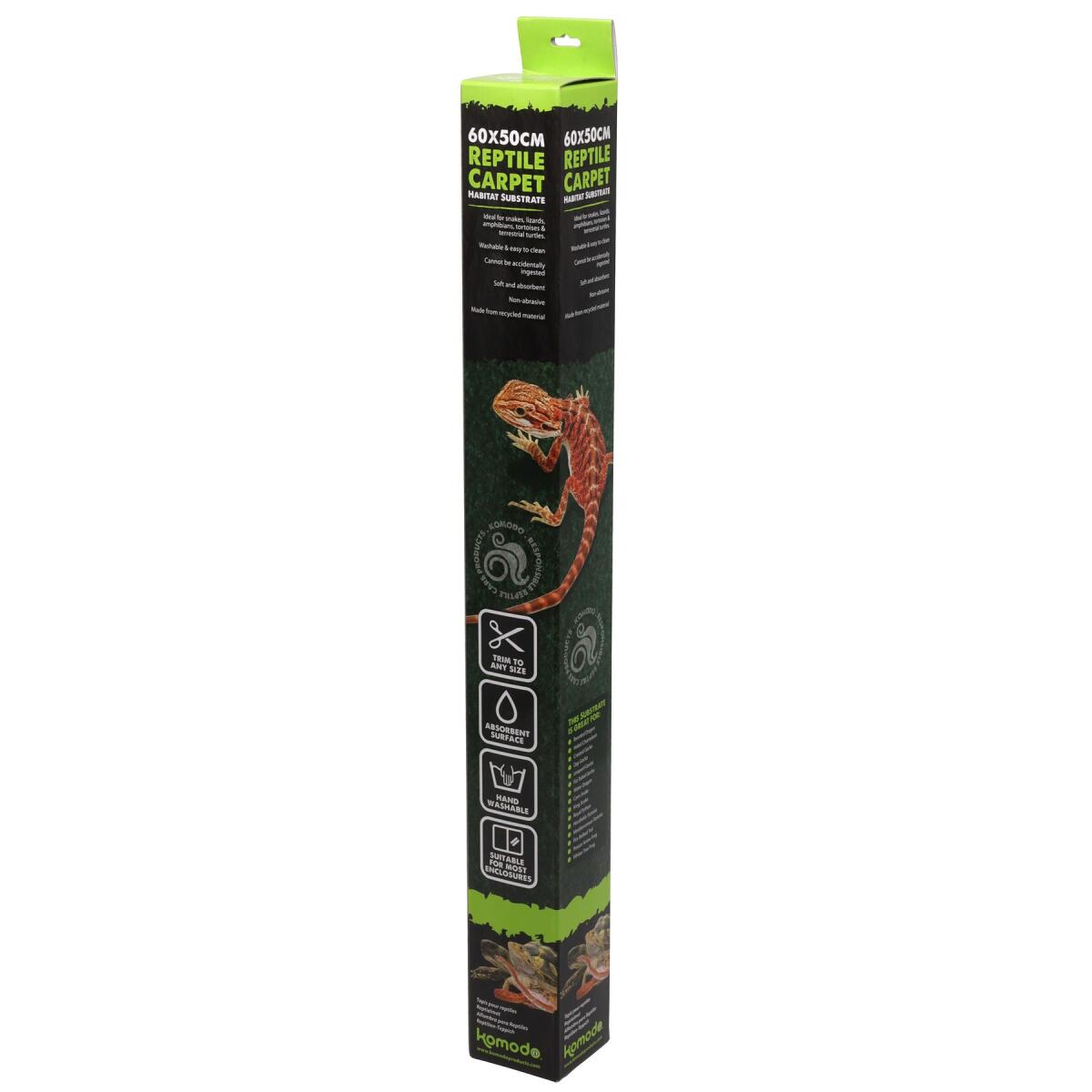 Коврик-субстрат Komodo Reptile Carpet 60x50см для тераріуму, рептилій і амфібій (83028)