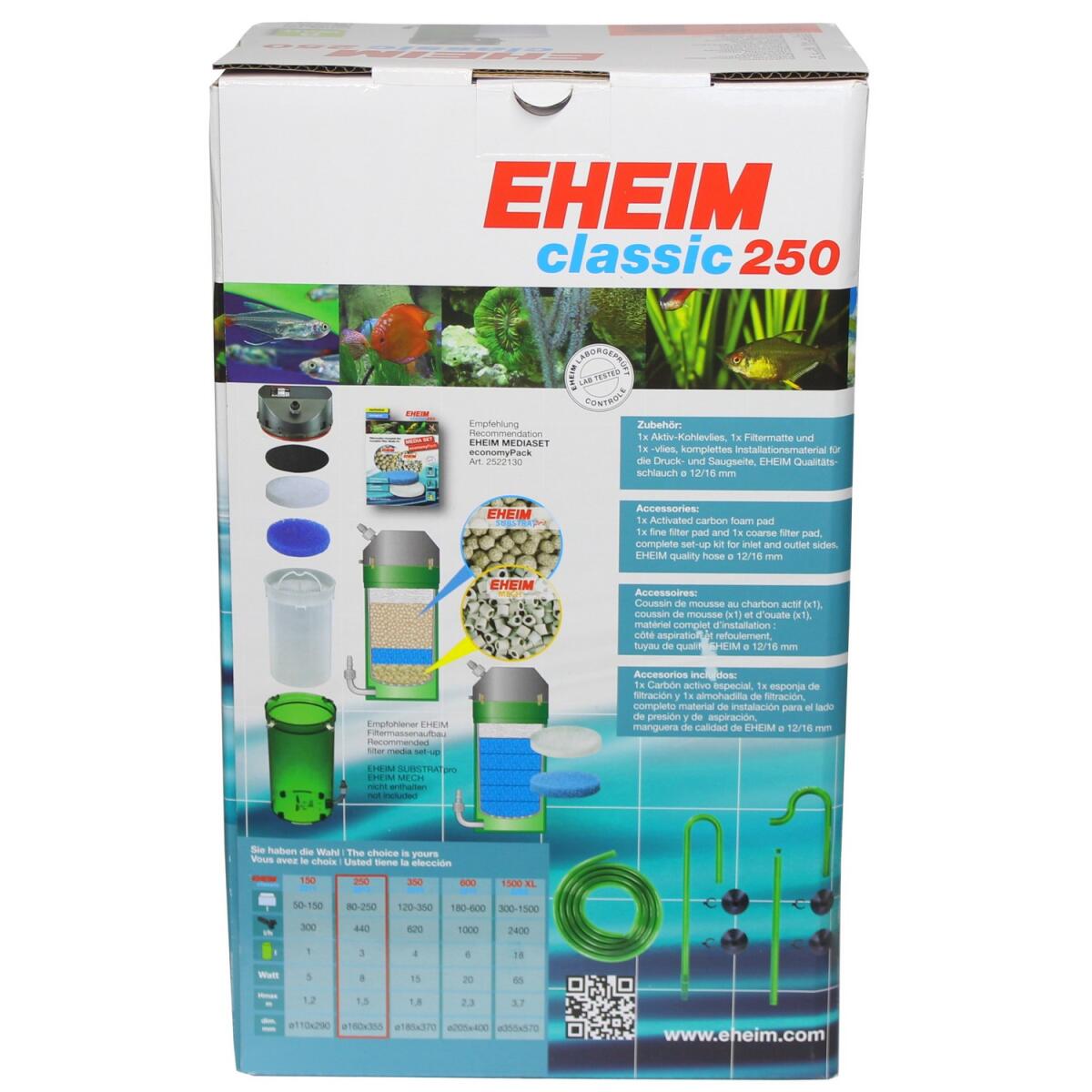 Зовнішній фільтр Eheim classic 250 Plus (2213020)