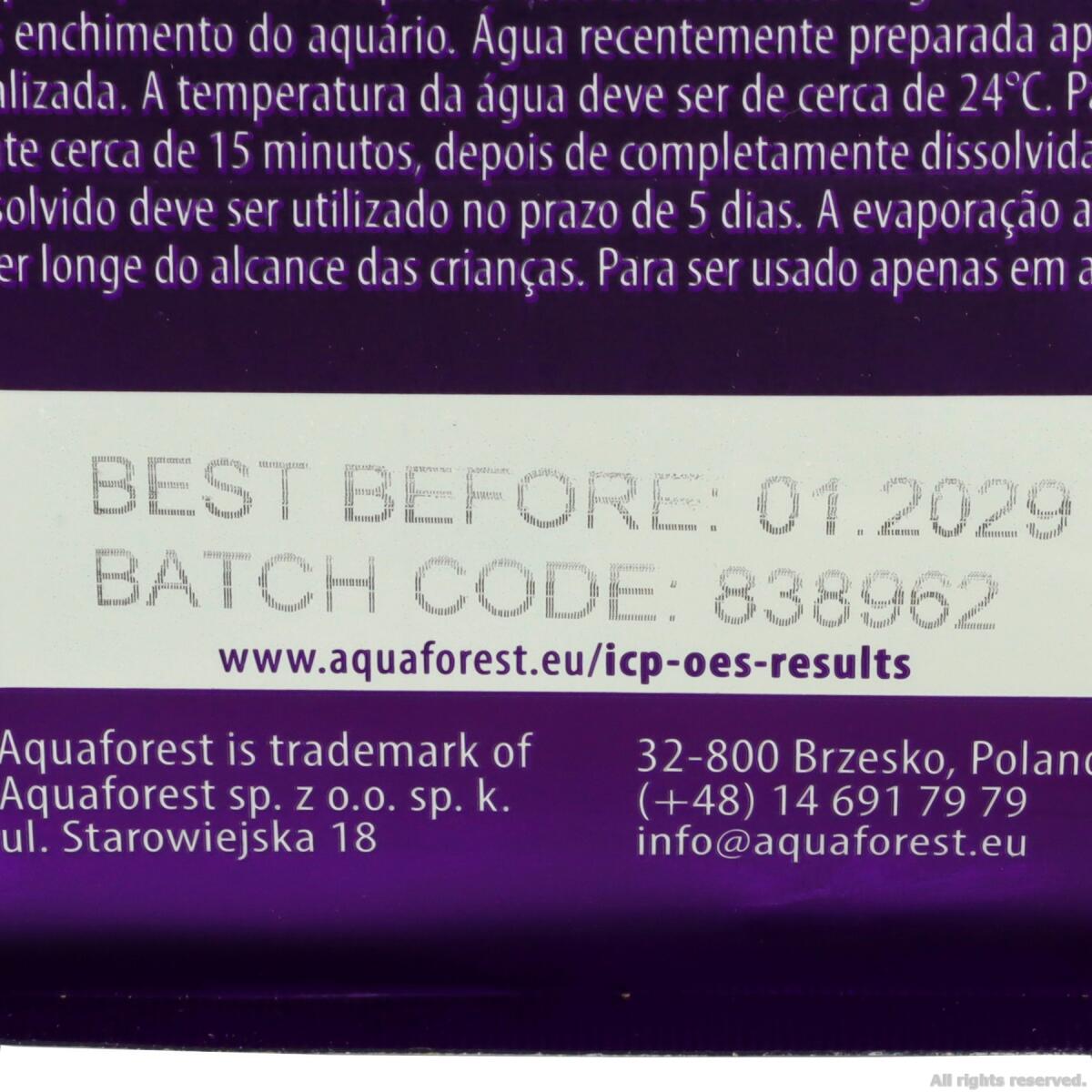 Сіль для морського акваріуму Aquaforest Sea Salt 7,5кг (739221)