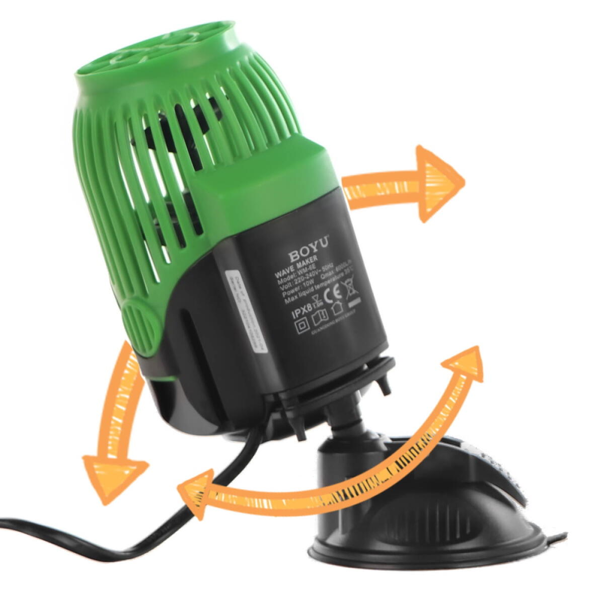 Помпа течії BOYU Maelstrom Striker 6000 л/г (WM-6E)
