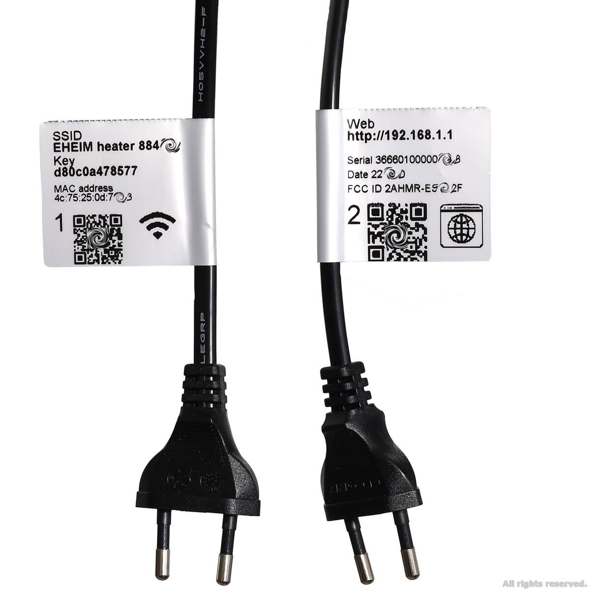 Нагрівач EHEIM thermocontrol+ e 300W Wi-Fi від 600л. до 1000л. (3669010)