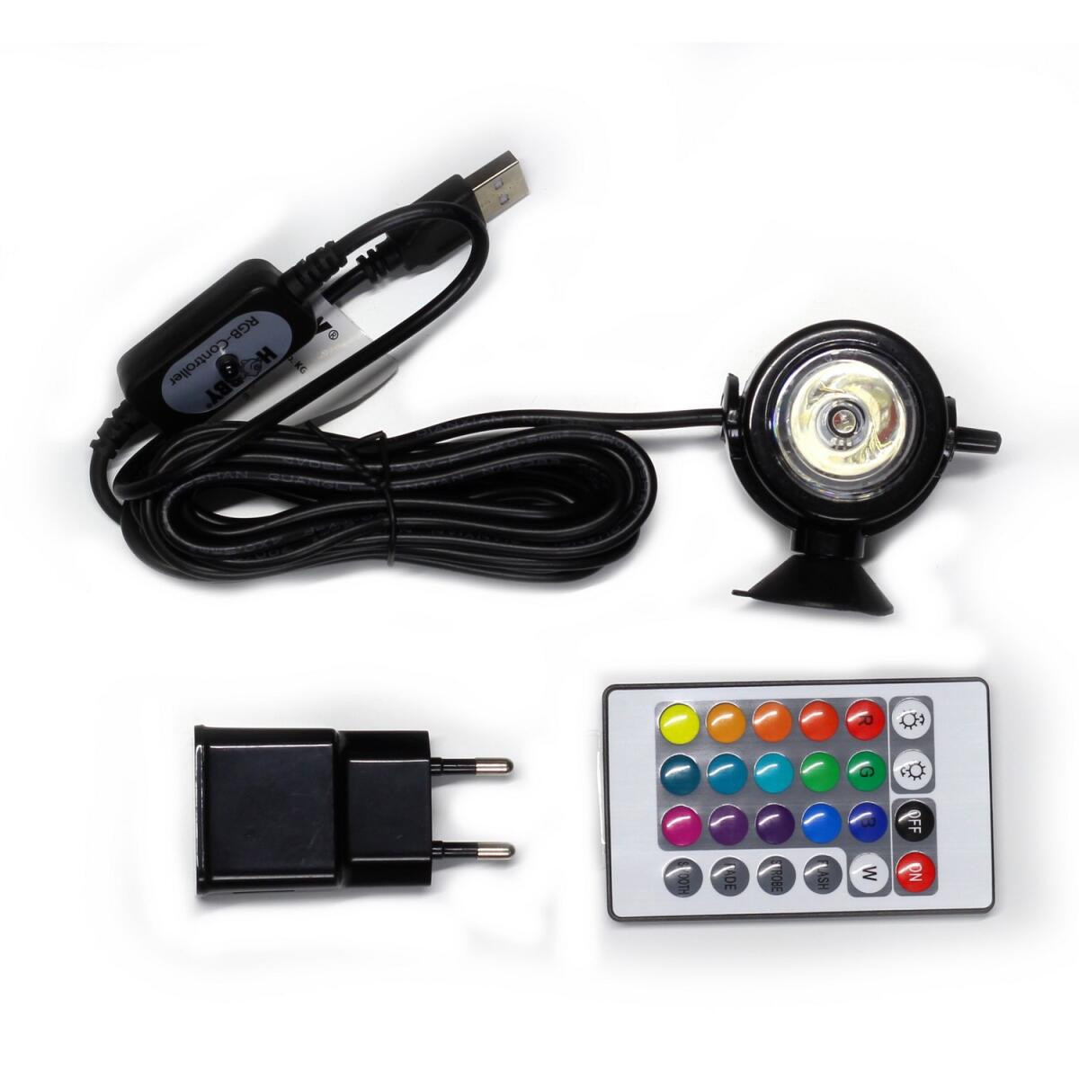 Розпилювач з LED освітленням Hobby Bubble Air Spot colour & moon (00677)